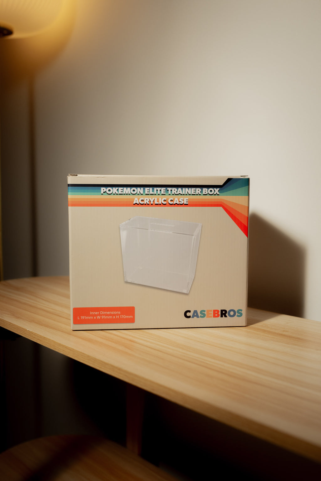 English Elite Trainer Box Pokemon Acrylic Case
