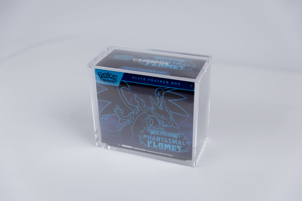 English Elite Trainer Box Pokemon Acrylic Case