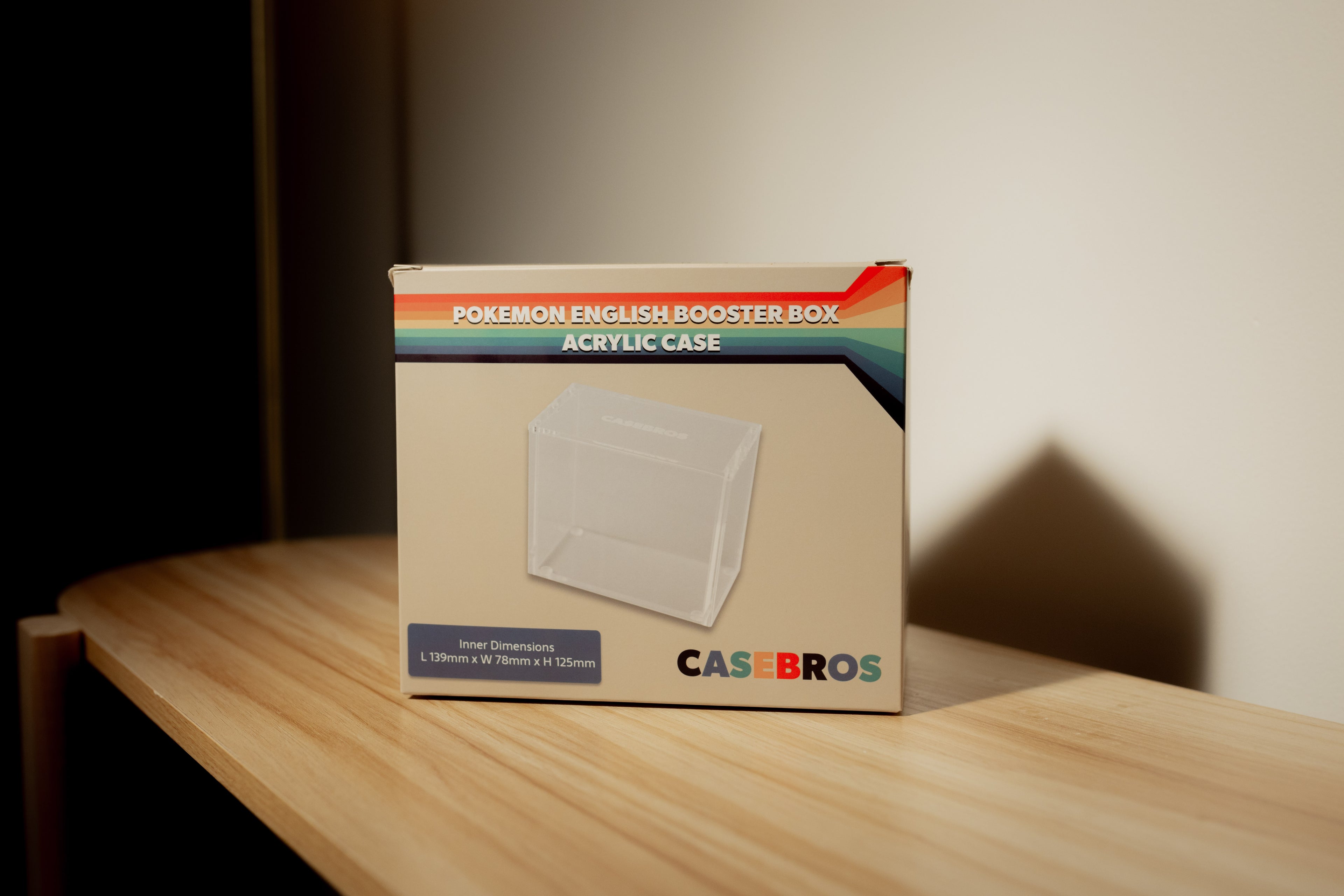 English Pokemon Booster Box Acrylic Case