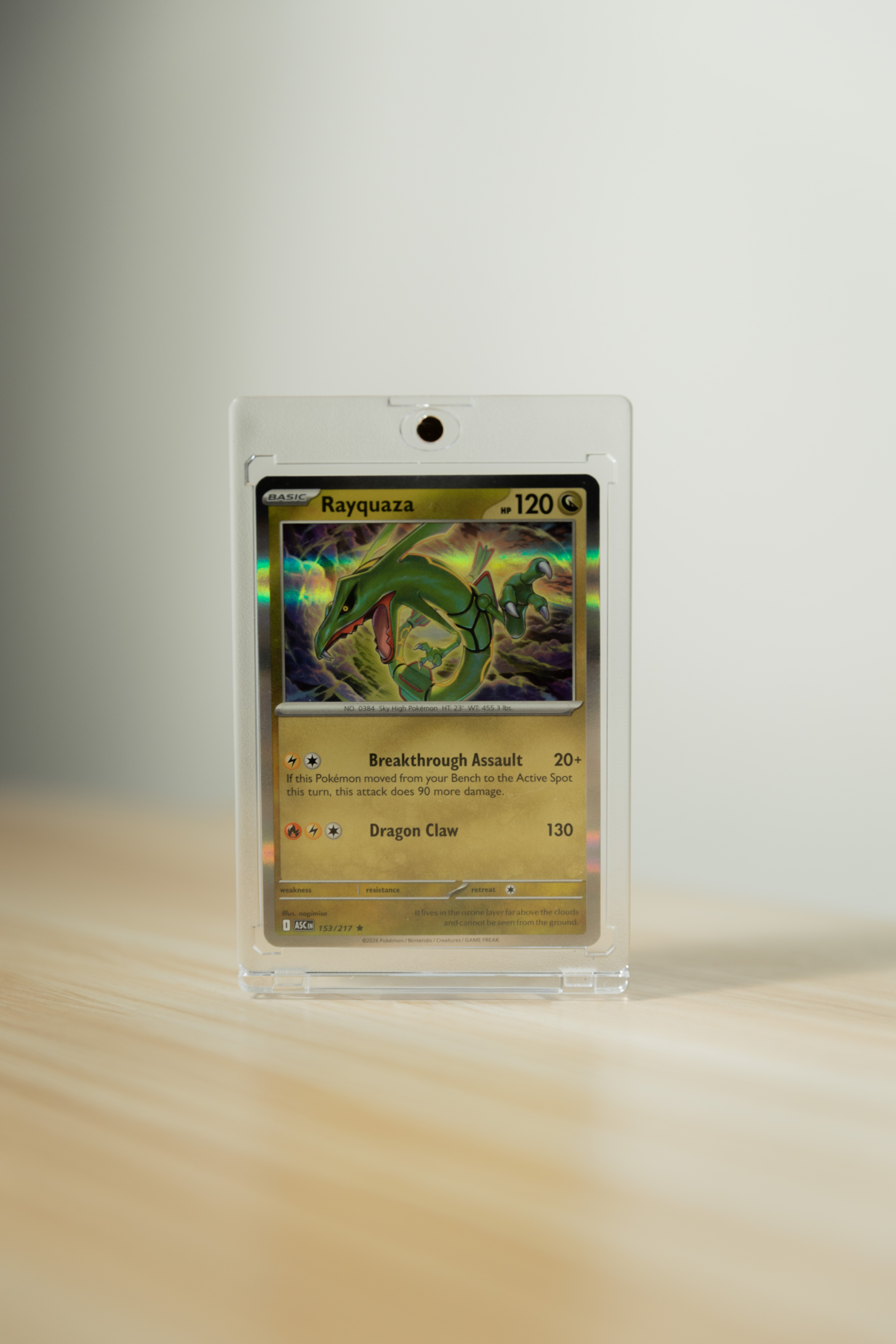 RAW CARD Pokemon Acrylic Case
