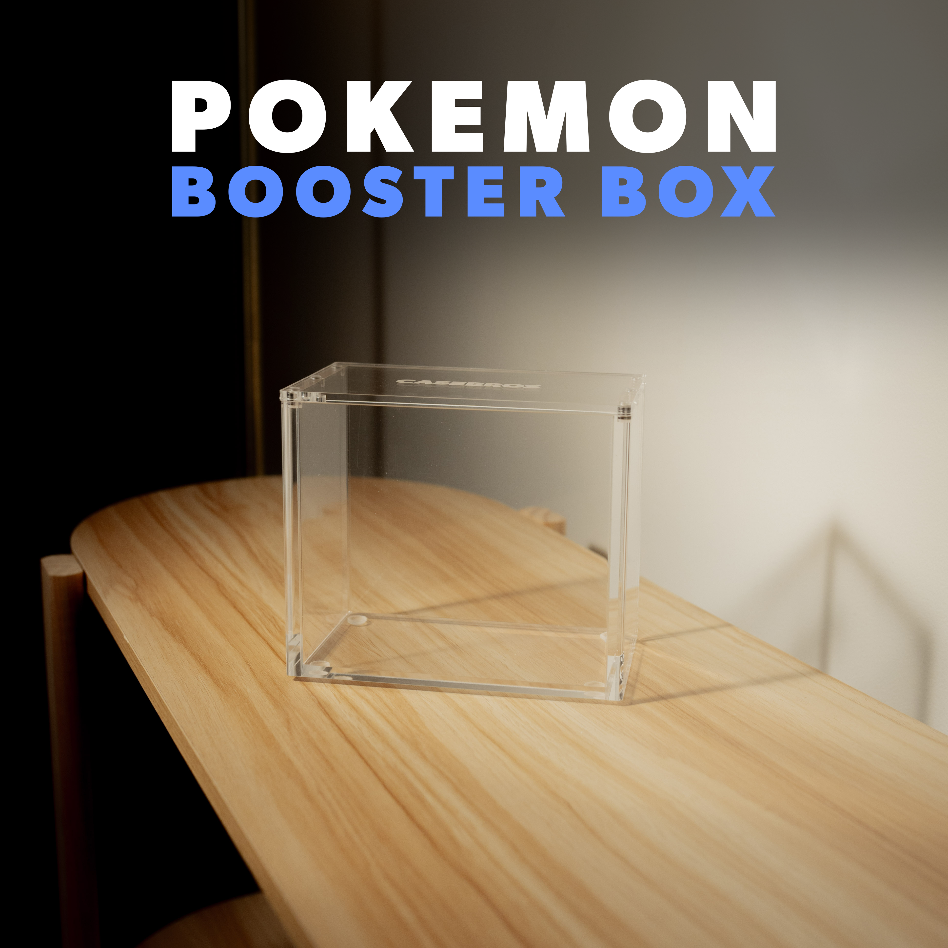 English Pokemon Booster Box Acrylic Case