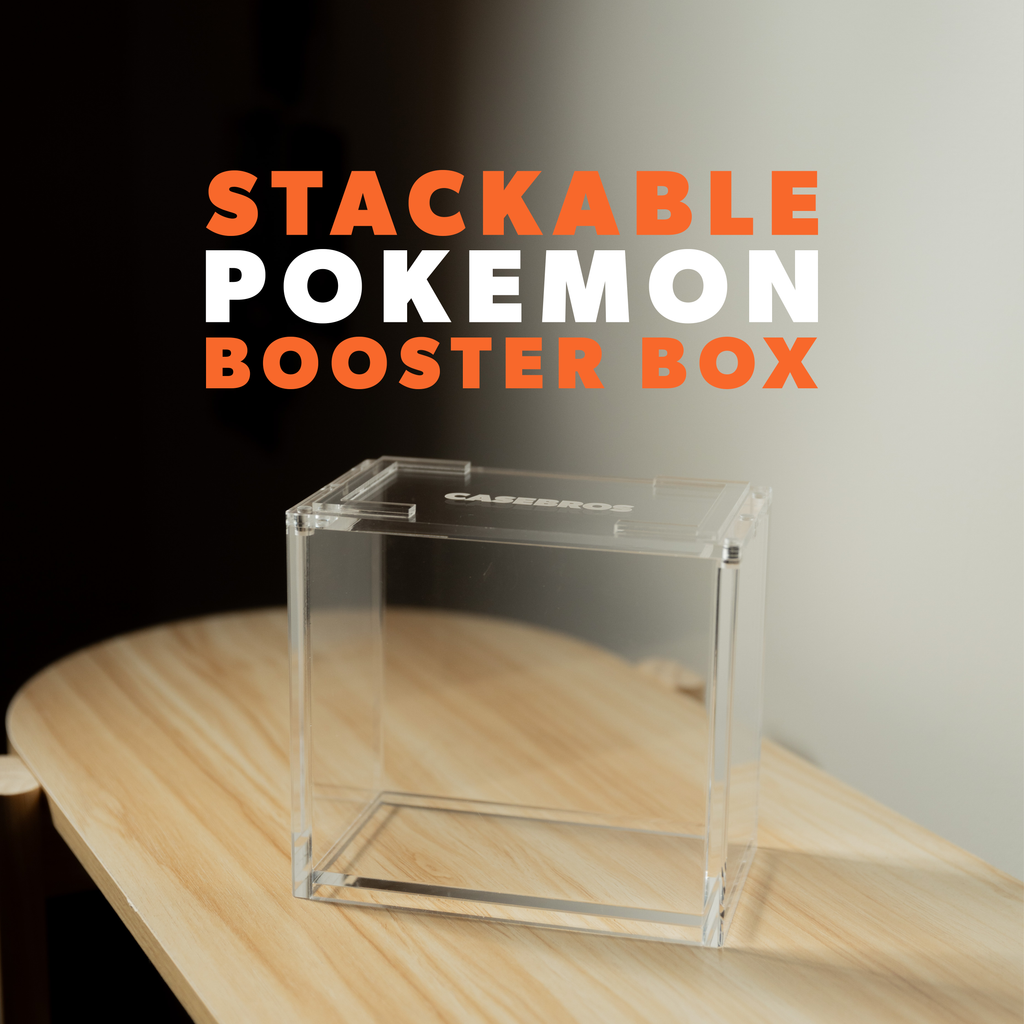 STACKABLE English Booster Box Pokemon Acrylic Case
